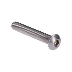 Nerezová skrutka (M6x30mm) polguľatá  hlava, imbus, DIN7380 /AISI316 /A4 Nerezová skrutka (M6x30mm) polguľatá  hlava, imbus, DIN7380 /AISI316 /A4